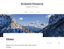 Tablet Screenshot of benjaminhoogterp.com